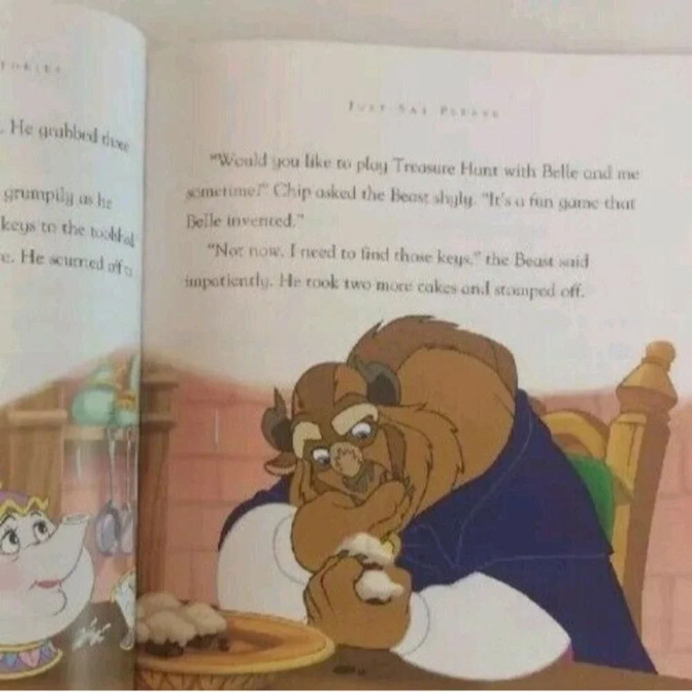 Disney Book Princess Bedtime Stories Cinderella Beauty Beast Collection Child - Picture 9 of 12